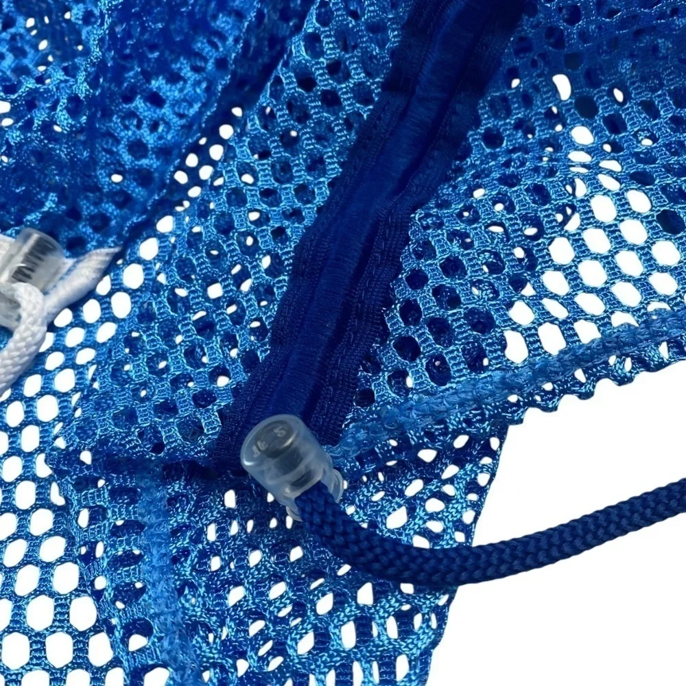 NIKE Sportswear NSP SS Mesh Top in Blue XS